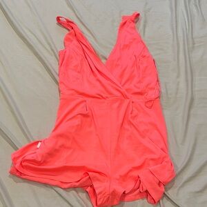 Express coral Romper